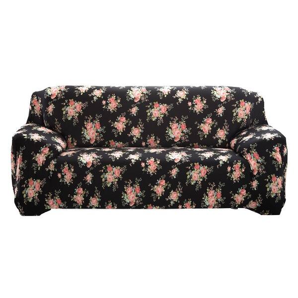 Shop Unique Bargains Stretch 3 Seats Flower Pattern Sofa Shop Unique Bargains Stretch 3 Seats Flower Pattern Sofa