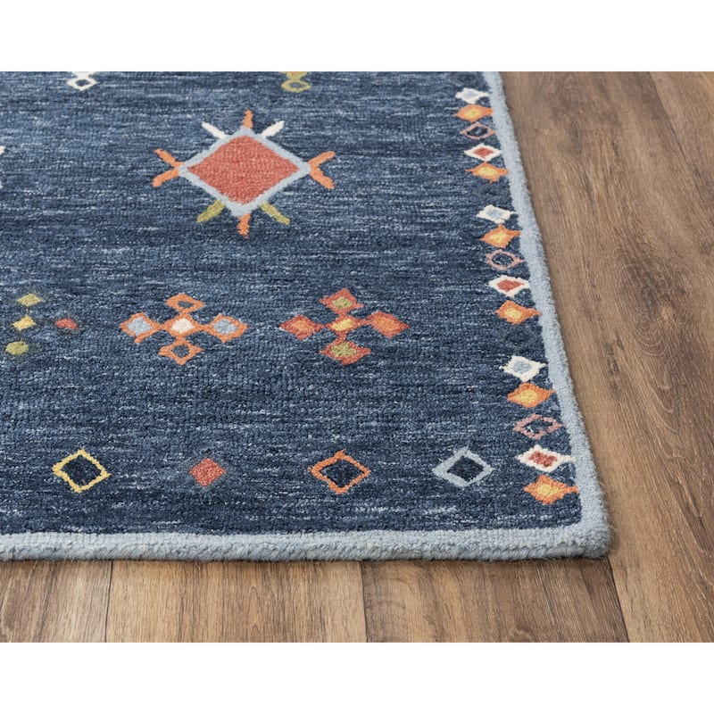 Alora Decor Catawba Southwest Geometric Diamond Rug