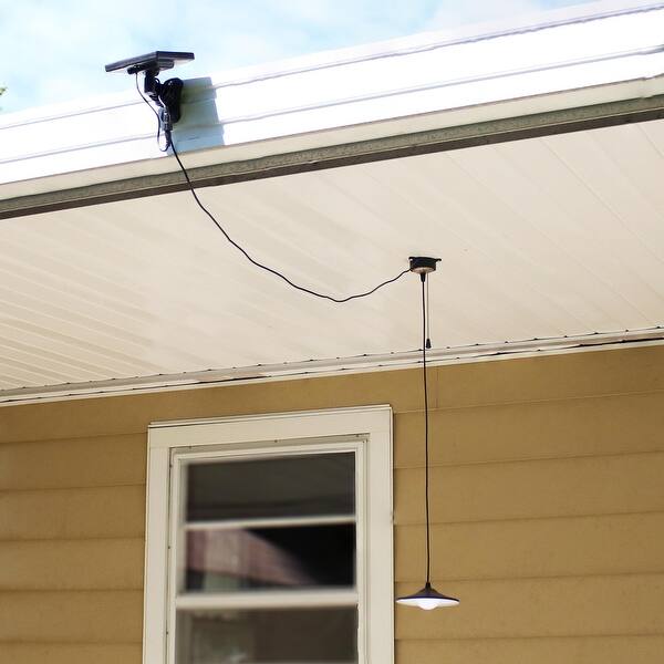Shop Sunnydaze Vintage Solar Led Ceiling Light With Remote