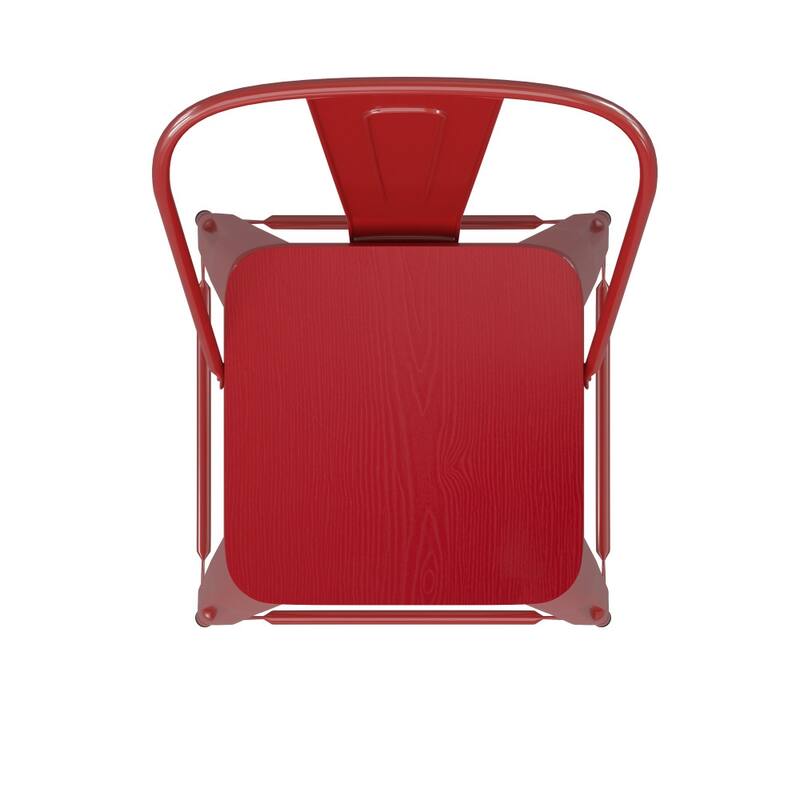 All-Weather Commercial Counter Stool with Removable Back & Poly Resin Seat