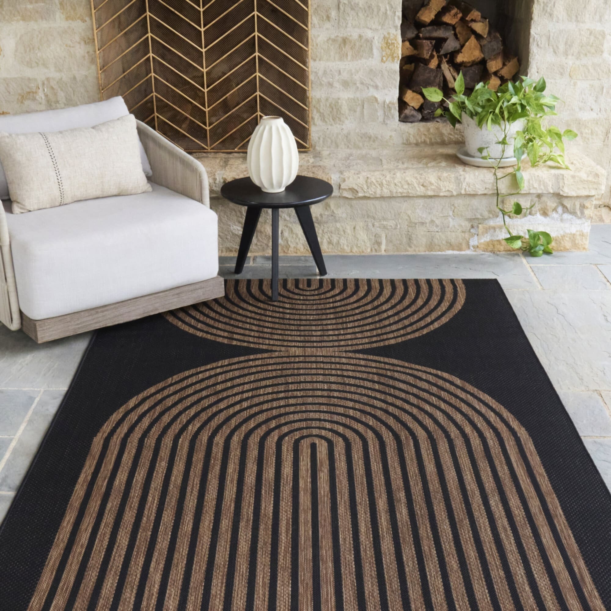 Balta Rugs Niccolo Modern Stripe Indoor/Outdoor Area Rug