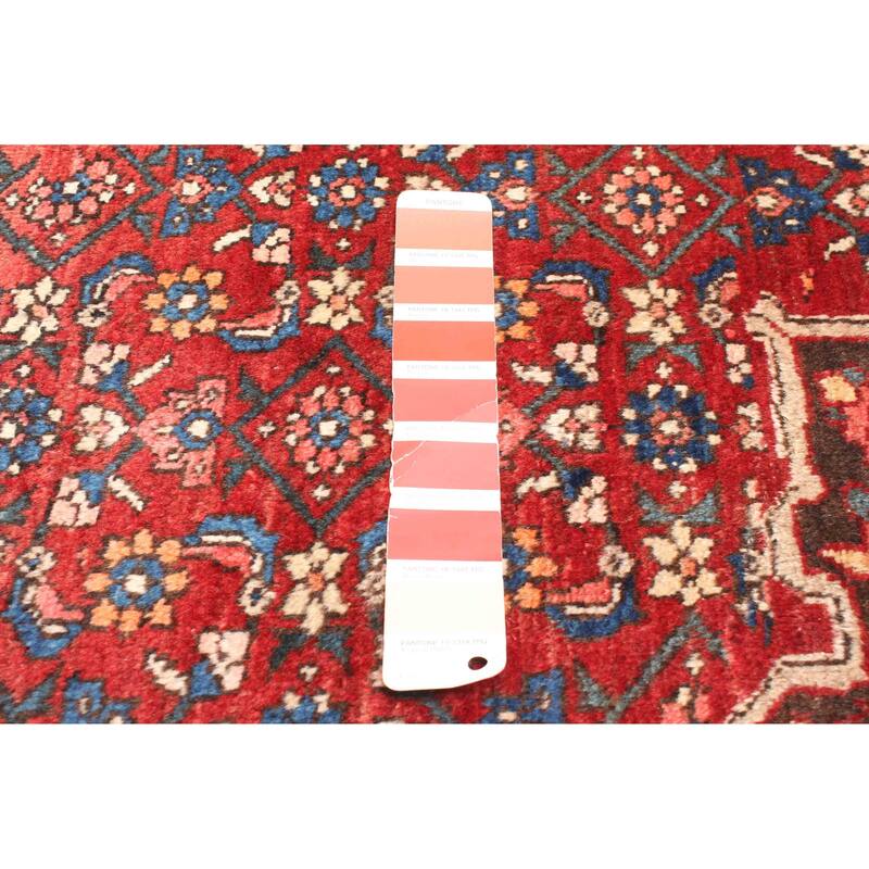 ECARPETGALLERY Hand-knotted Kayseri Red Wool Rug - 4'3 x 6'11