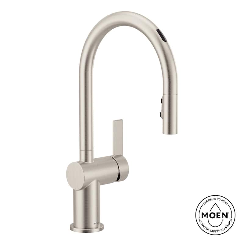 Moen 7622EV Cia 1.5 GPM Single Hole Pull Down Kitchen Faucet with