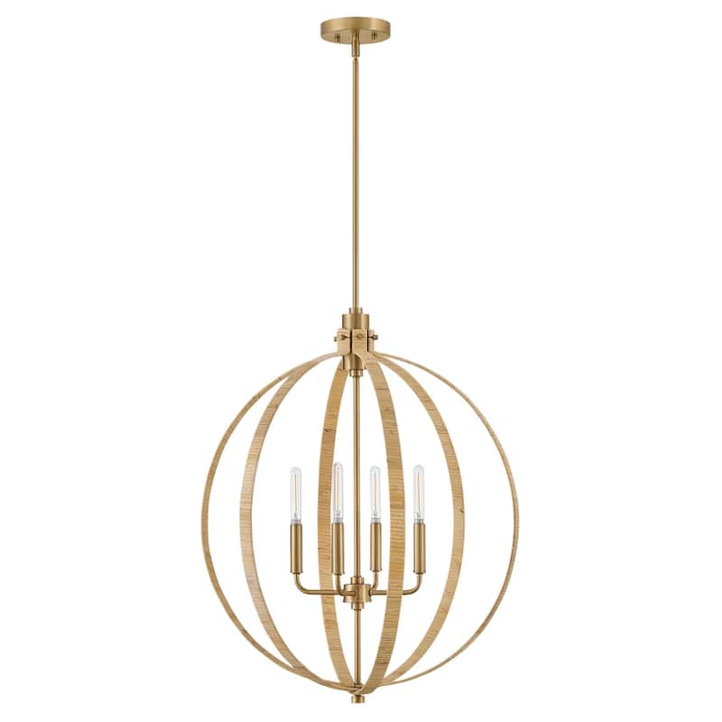 Lark 83554-BAM Fallon 4 Light 24" Wide Pendant