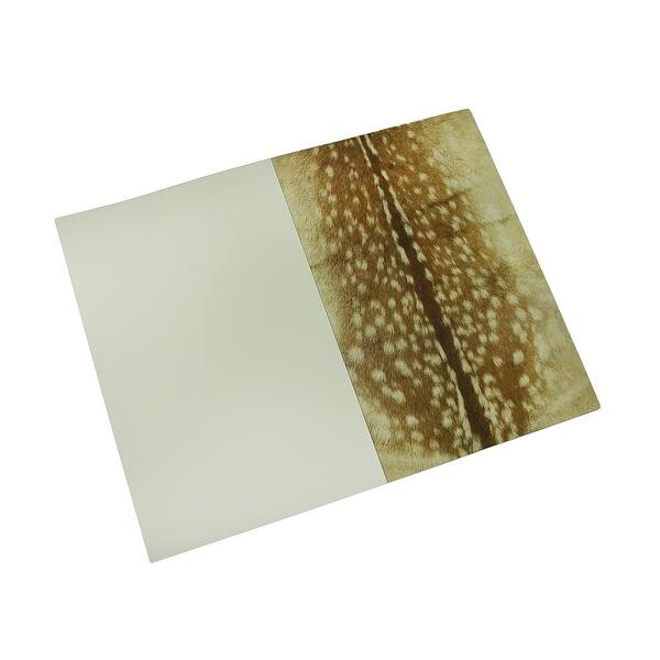 Shop 24 Piece Animal Print Tear Off Disposable Heavy Duty Paper Placemat Pad Overstock 17079139 Brown