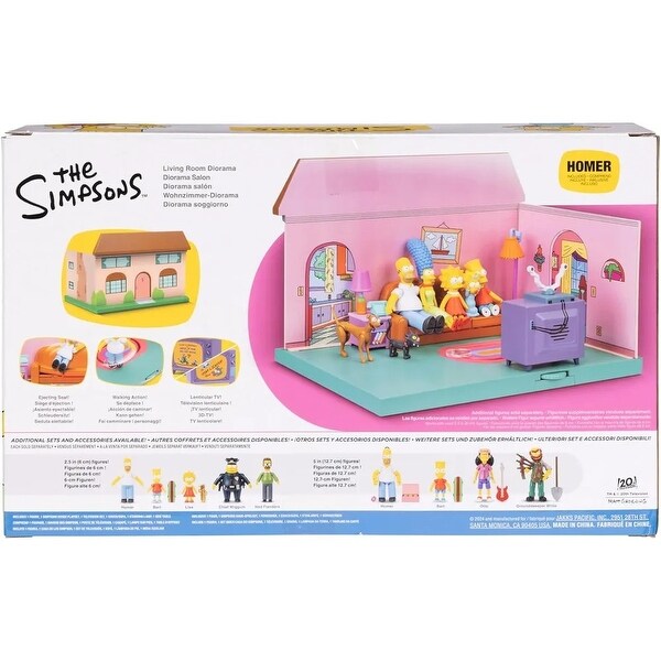 The Simpsons Living Room Diorama House Playset - Bed Bath & Beyond