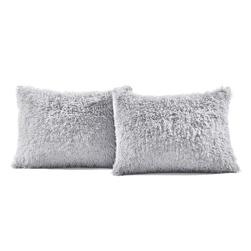 Lush Decor Emma Faux Fur Comforter Set
