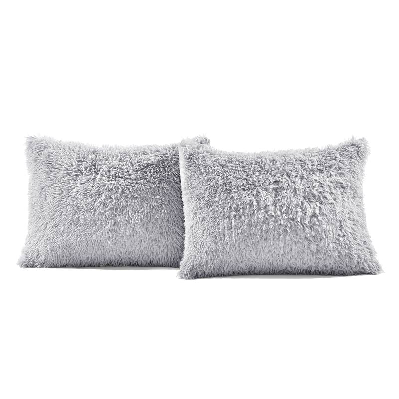 Lush Decor Emma Faux Fur Comforter Set
