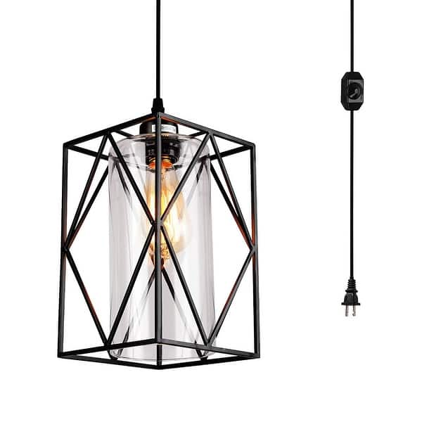 Shop Industrial Glass Plug In Cord On Or Off Dimmer Switch Swag