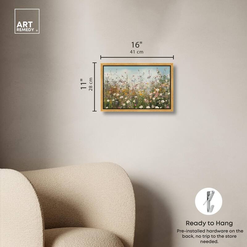 Glimmering Glade Garden III Canvas by Art Remedy