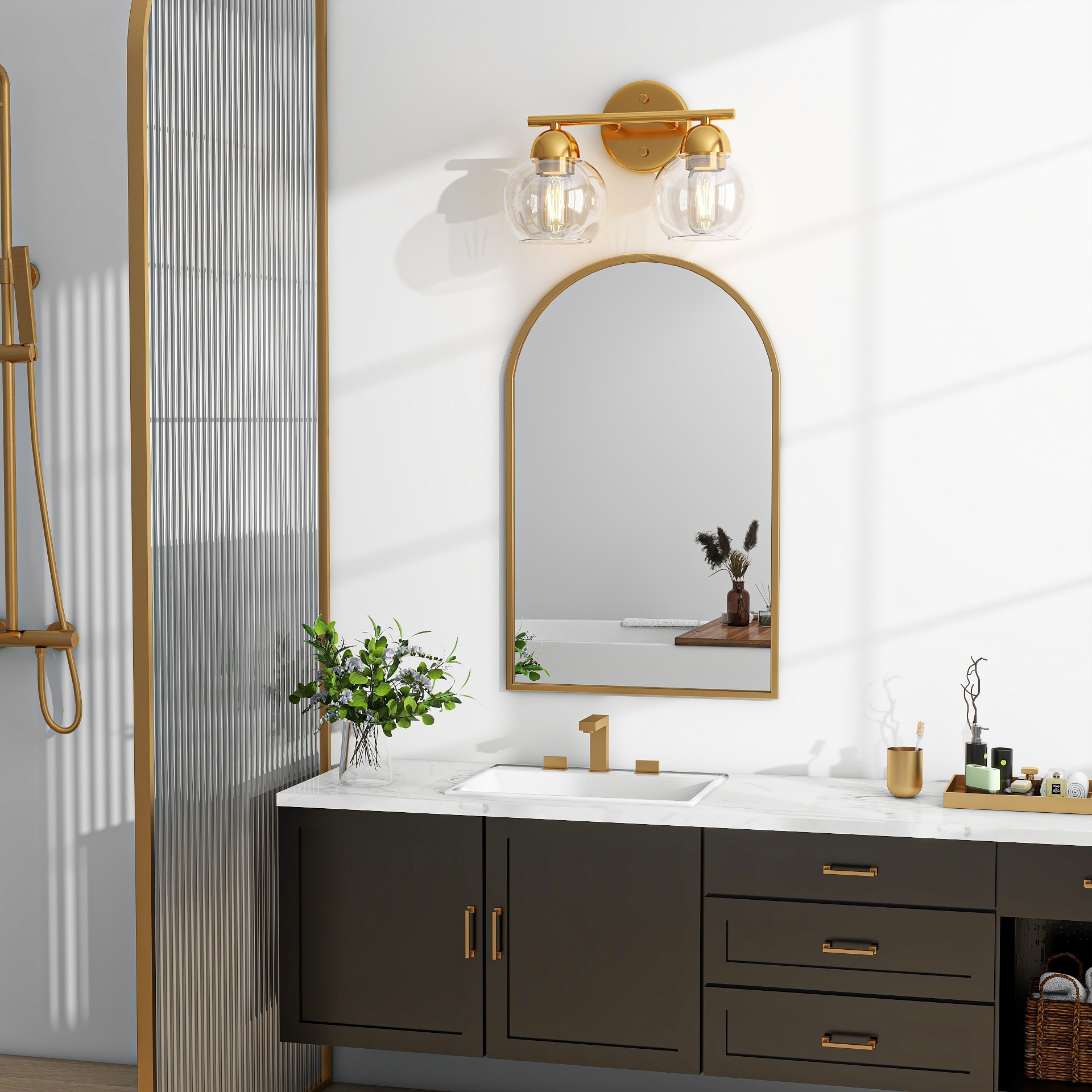 2-Light Bathroom Vanity Light - On Sale - Overstock - 39802306