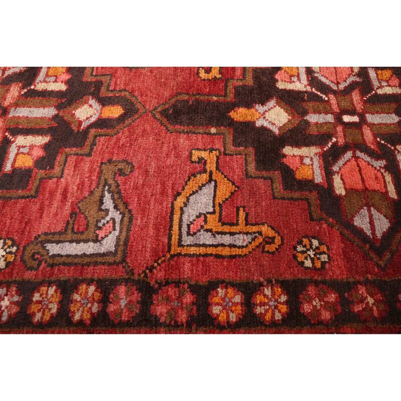 ECARPETGALLERY Hand-knotted Konya Anatolian Red Wool Rug - 3'11 x 13'3