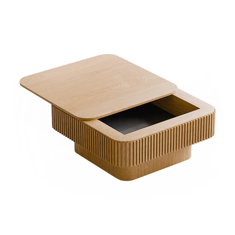 31.5'' Square Coffee Table with Storage