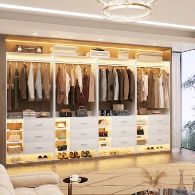 Cimly 30'' W Freestanding Closet Sytem, Closet Organizer for Walk-in Closet and Bedroom