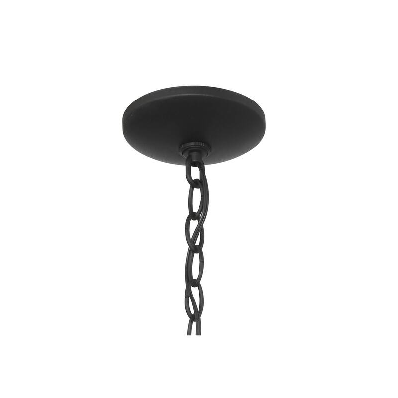 The Great Outdoors 73364 Wenston 8" Wide Outdoor Pendant with Clear
