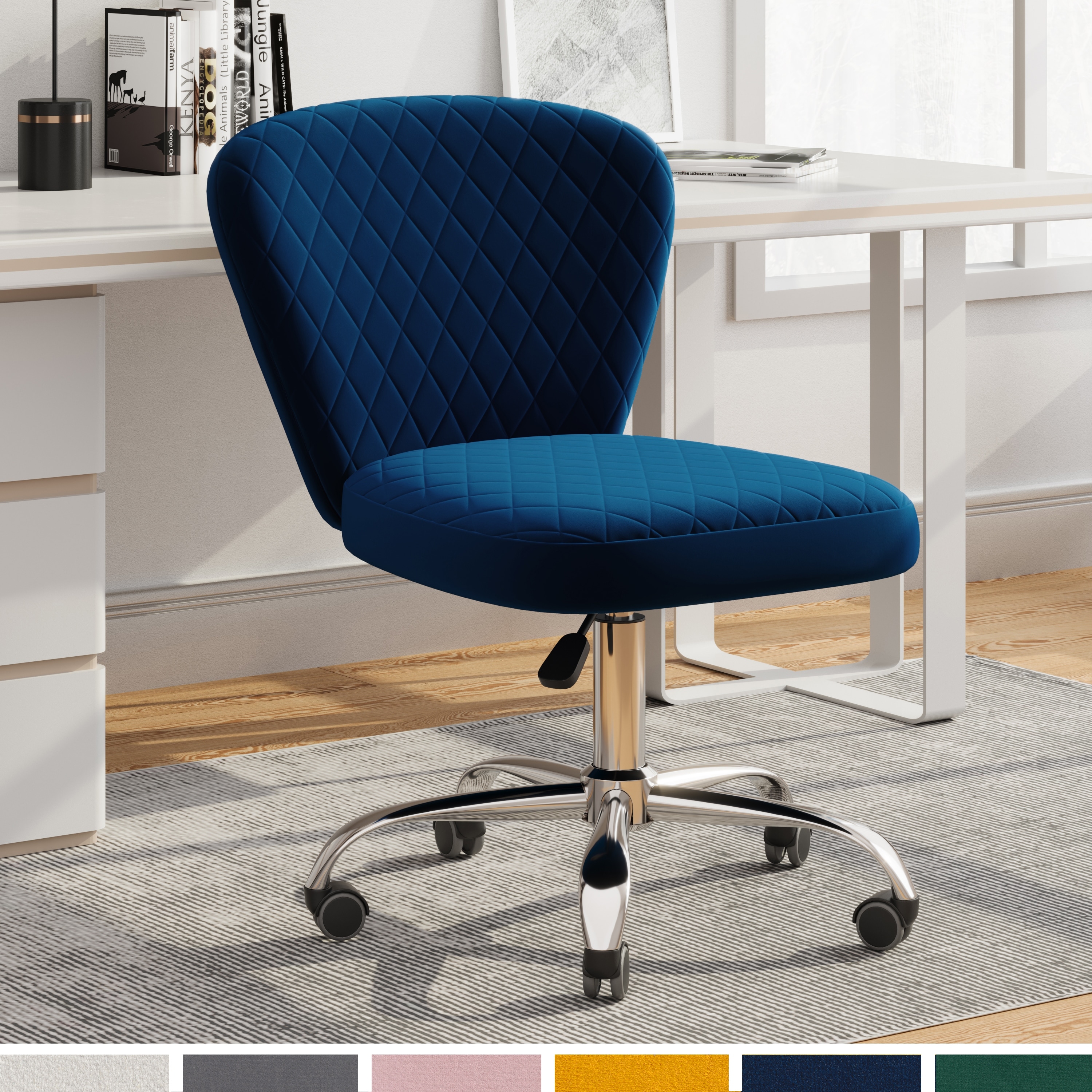 Fabric Armless Office Chairs Bed Bath Beyond