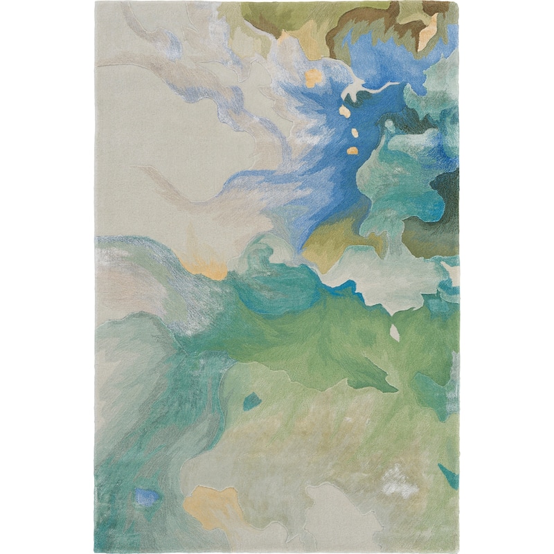 Nourison Prismatic Modern Floral Watercolor Abstract Area Rug