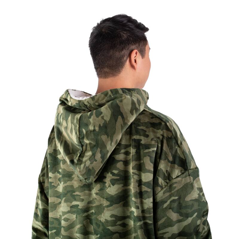 Bare Homey B-Cozy Oversized Sherpa Wearable Blanket