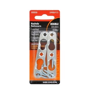 Hillman 122215 Double Keyhole Hanger, Heavy-Duty - Bed Bath & Beyond ...