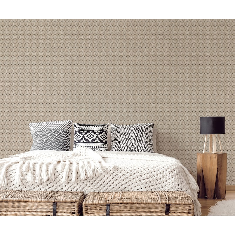 Galerie Wallcoverings Bazaar Geometric Boho Beehive Non-woven Matte Wallpaper Roll