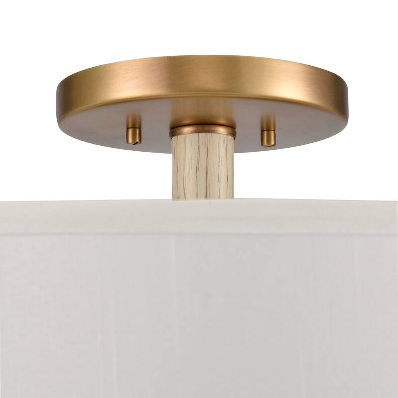 Elk Home Neville 20'' Wide 4-Light Semi Flush Mount - Charcoal Black