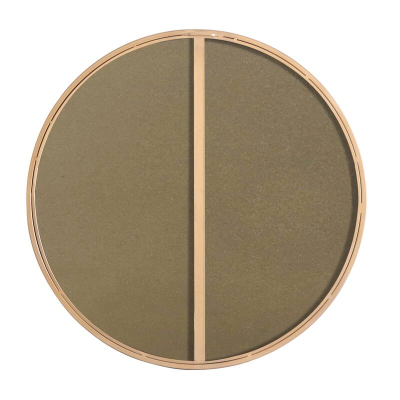 Strick & Bolton Prine 24-inch Metal Frame Round Mirror