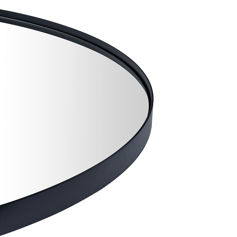 TEHOME Myriel Surface Mount Framed Round Medicine Cabinet with Mirror