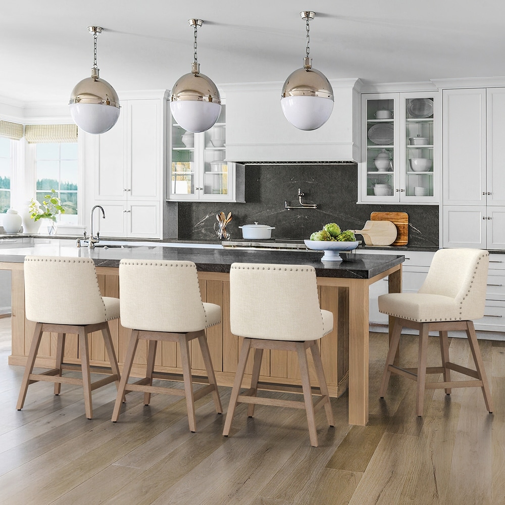 Beige Walnut Finish Counter and Bar Stools Bed Bath Beyond