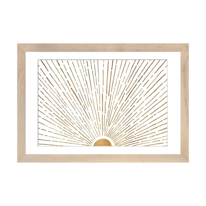 iCanvas "Let The Sunshine In" by Modern Tropical - Natural - 16x24x1