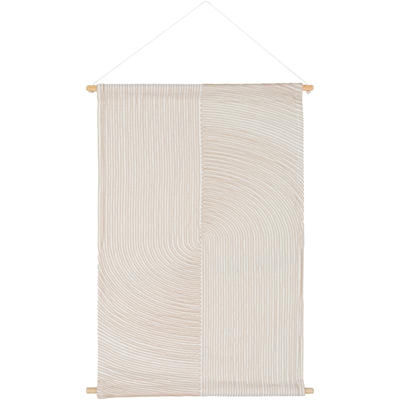 Livabliss Irene Embroidered Cotton Modern Tapestry - 24" x 36"