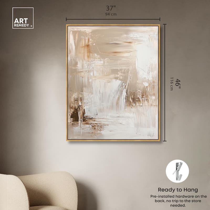 Latte Layers II Canvas by Art Remedy