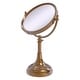 preview thumbnail 2 of 15, Allied Brass Height Adjustable 8 Inch Vanity Top Make-Up Mirror 3X Magnification Brushed Bronze