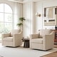 preview thumbnail 135 of 177, 2 Set Modern Swivel Accent Arm Chair for Living Room