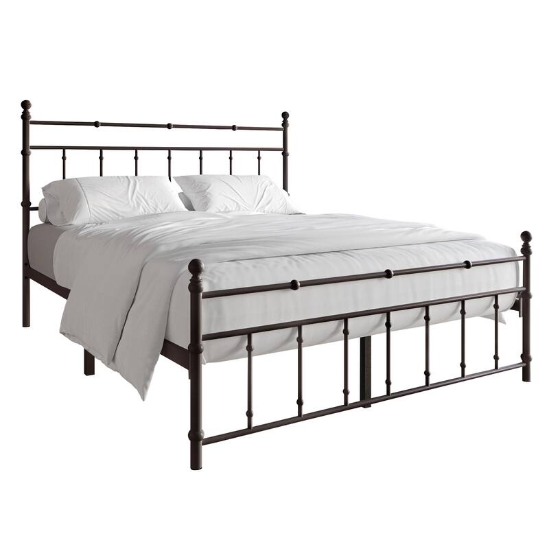 CraftPorch Victoria Style Metal Platform Bed