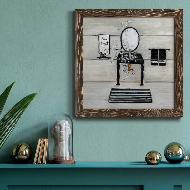 Neat and Tidy Bath-Premium Framed Canvas - Ready to Hang