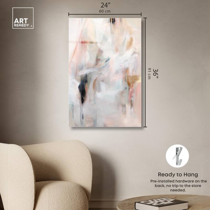 Drifting Colors II Acrylic by Art Remedy, Ready to Hang