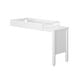 preview thumbnail 1 of 15, Max and Lily Pull-out Desk White