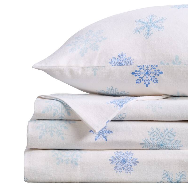 Market & Place Cotton Flannel Novelty Printed Sheet Set