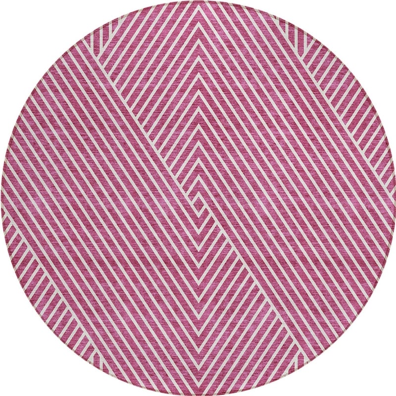 HomeRoots Geometric Transitional Rectangle Outdoor Rug