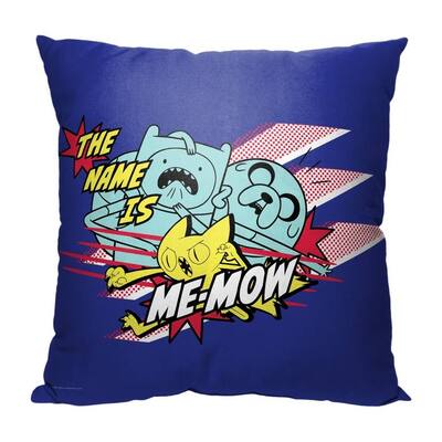 Warner Brothers Adventure Time The Names Memeow 18 Inch Throw Pillow
