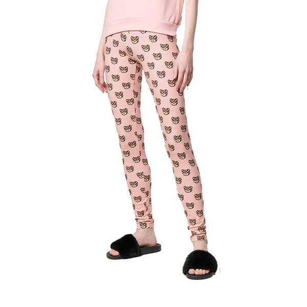 Moschino Underwear Women S Leopard Bear Leggings Pink Overstock 31733594