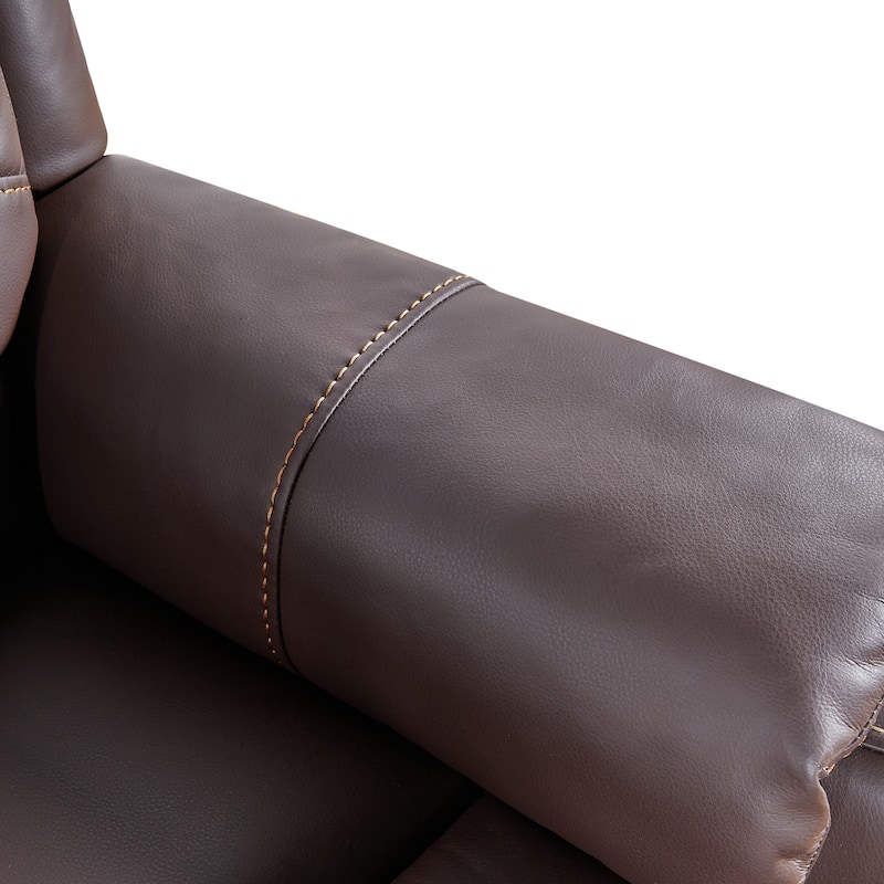 Black Adjustable Power Recliner with Massage, Heating, USB Ports, Phone Holder, and Side Pockets, Reclines up to 139°
