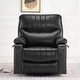 preview thumbnail 6 of 28, MCombo Faux Leather Power Recliner, Electric Swivel Glider Rocker Recliner for Nursery with USB Ports 7785