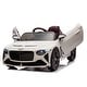 preview thumbnail 84 of 98, Licensed Bentley Mulsanne 12V Kids Ride-On Car with Remote Control, Bluetooth, USB, MP3, 3-Speed Adjustable