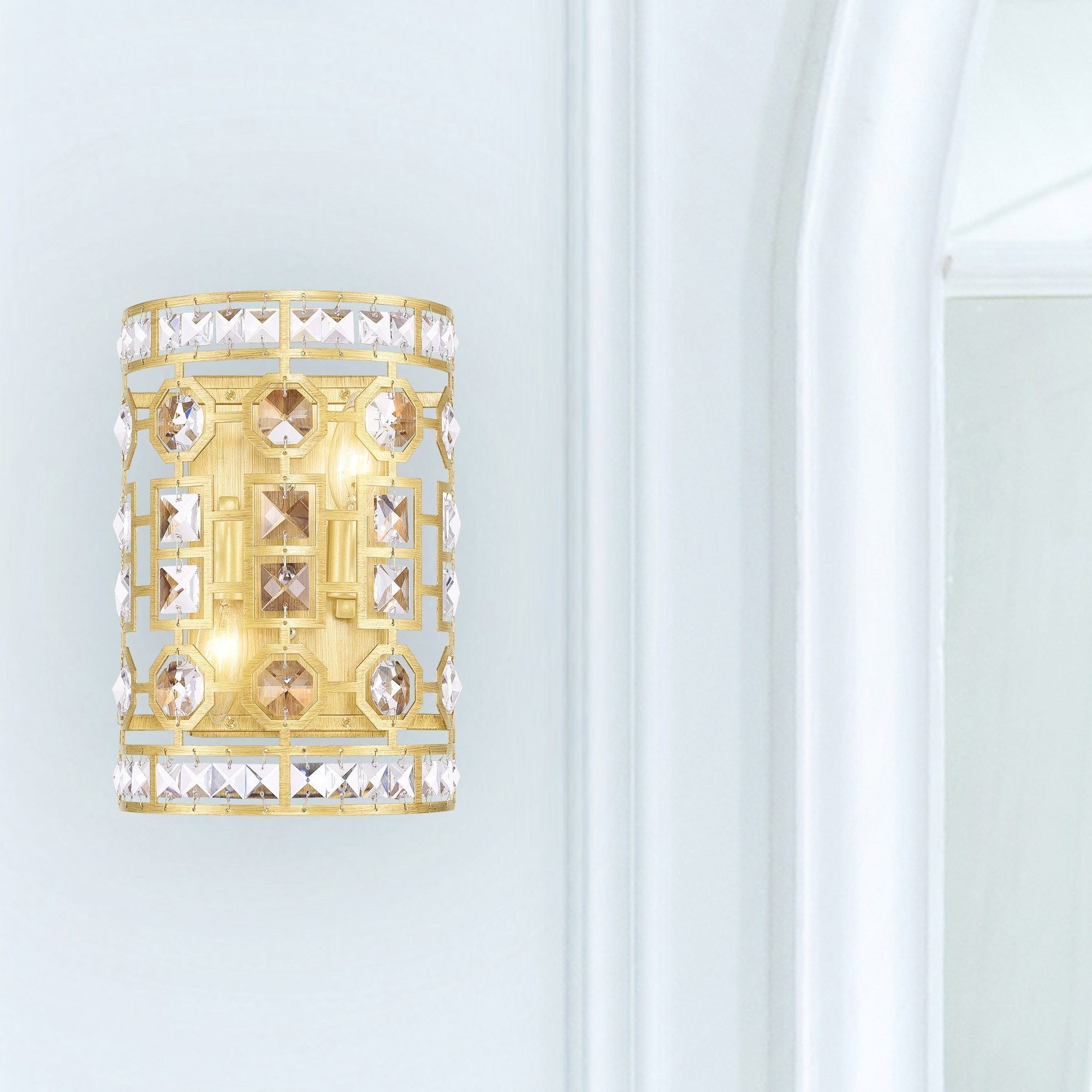 CWI Lighting Belinda 2 Light Champagne Wall Sconce