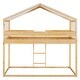 preview thumbnail 18 of 24, Wood Bunk Bed with Tent & Ladder (Espresso)
