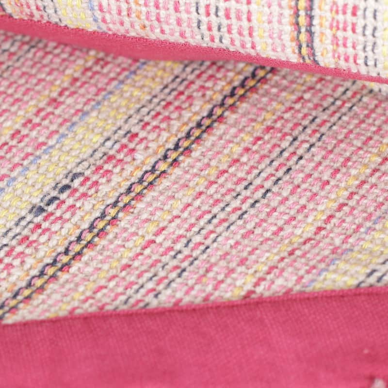 Novica Handmade Pink Grace Table Runner And Placemats (Set Of 5)