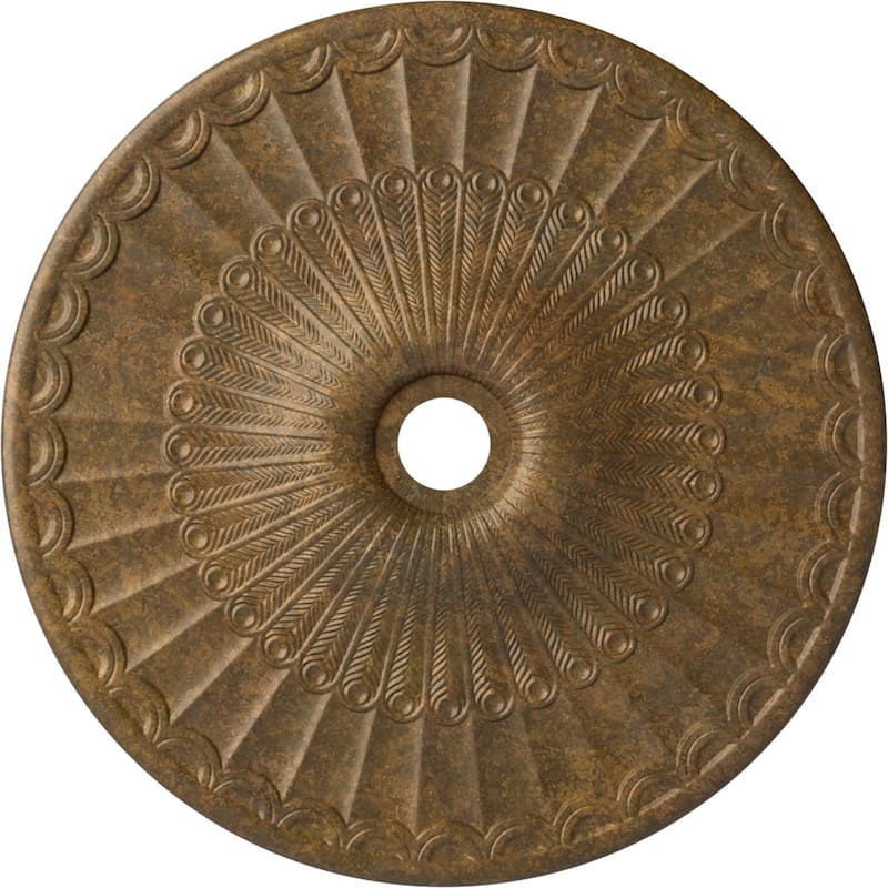36 5/8"OD x 3 5/8"ID x 2 3/8"P Galveston Ceiling Medallion