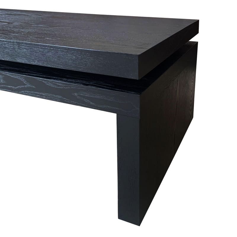 Modern 47.6"W Wood Coffee Table with Sleek Floating Top Design for Stylish Living Room Decor
