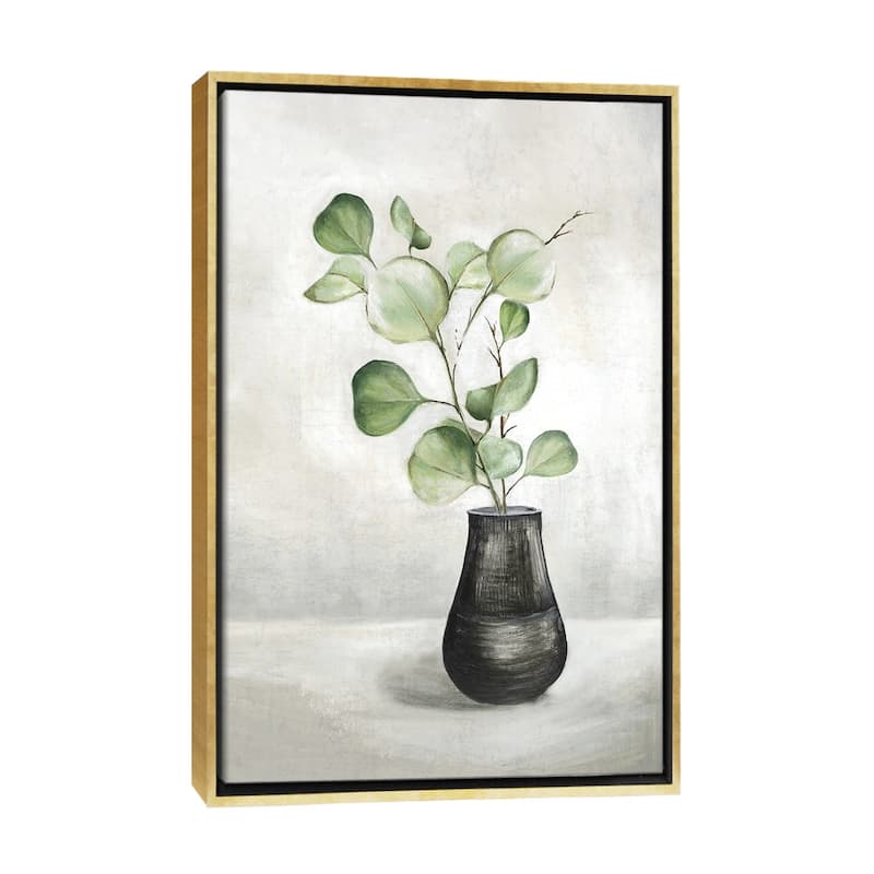 iCanvas "Quiet Zen I" by Eva Watts Framed Canvas Print - Gold - 26x18